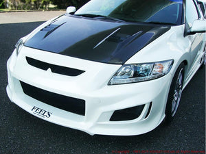 FEEL'S HONDA TWINCAM LIGHTWEIGHT BONNET (WITH AIR DUCT) TWILL WEAVE CARBON FOR HONDA FIT GK Feels-00600
