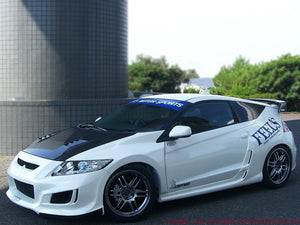 FEEL'S HONDA TWINCAM LIGHTWEIGHT BONNET (WITH AIR DUCT) PLAIN WEAVE CARBON FOR HONDA CR-Z ZF1 Feels-00547