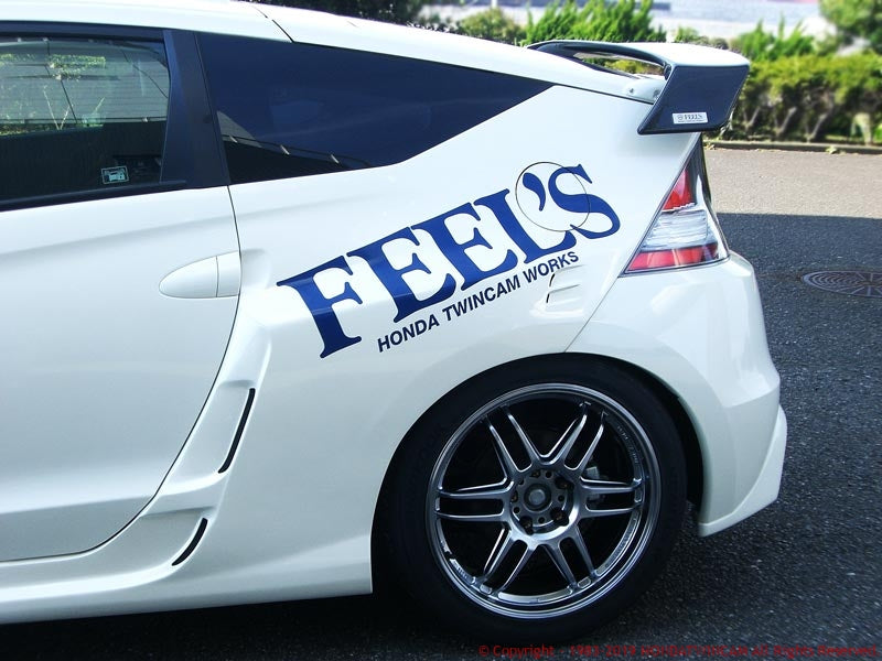 FEEL'S HONDA TWINCAM REAR WIDE FENDER FRP FOR HONDA CR-Z ZF2 Feels-00561