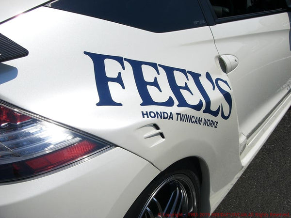 FEEL'S HONDA TWINCAM REAR WIDE FENDER FRP FOR HONDA CR-Z ZF1 Feels