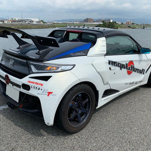 RESULT JAPAN GT WING LEGAL TYPE CARBON UNPAINTED FOR HONDA S660 JW5