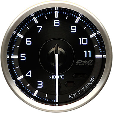 Defi Gauge Meter Advance A1 Exhaust Temperature Meter (200 to 1100 degrees C) 60mm DF15401