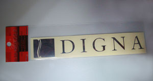 CAR MAKE T&E DIGNA STICKER [SIDE VERSION] WEB ONLY FOR  CARMAKETE-02898