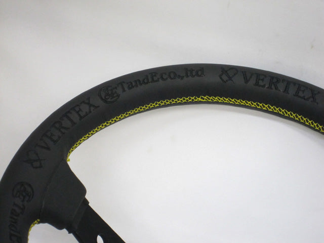 CAR MAKE T&E VERTEX STEERING WHEEL "KING OF VERTEX" 90MMDEEP 33Φ FOR  CARMAKETE-02092