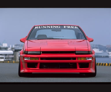 CAR MAKE T&E [VERTEX] AE86 TRUENO FULLKIT (3-PIECE KIT) FOR  CARMAKETE-02315