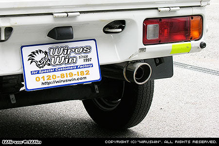 WIRUS WIN COMPACT MUFFLER POPPER TYPE FOR HONDA ACTY GBD-HA6 GBD