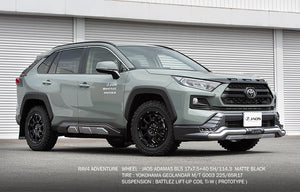 JAOS ADAMASBL5 17X7.5J 40 5H114.3 MATTE BLACK WHEEL FOR MITSUBISHI DELICA D:5 2019- DIESEL B900C776MB