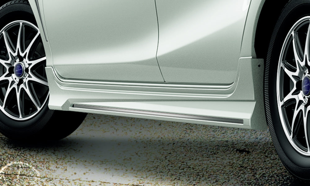 TRD SIDE SKIRTS BLACK MICA (209)  For TOYOTA AQUA 1#  MS344-52011-C0