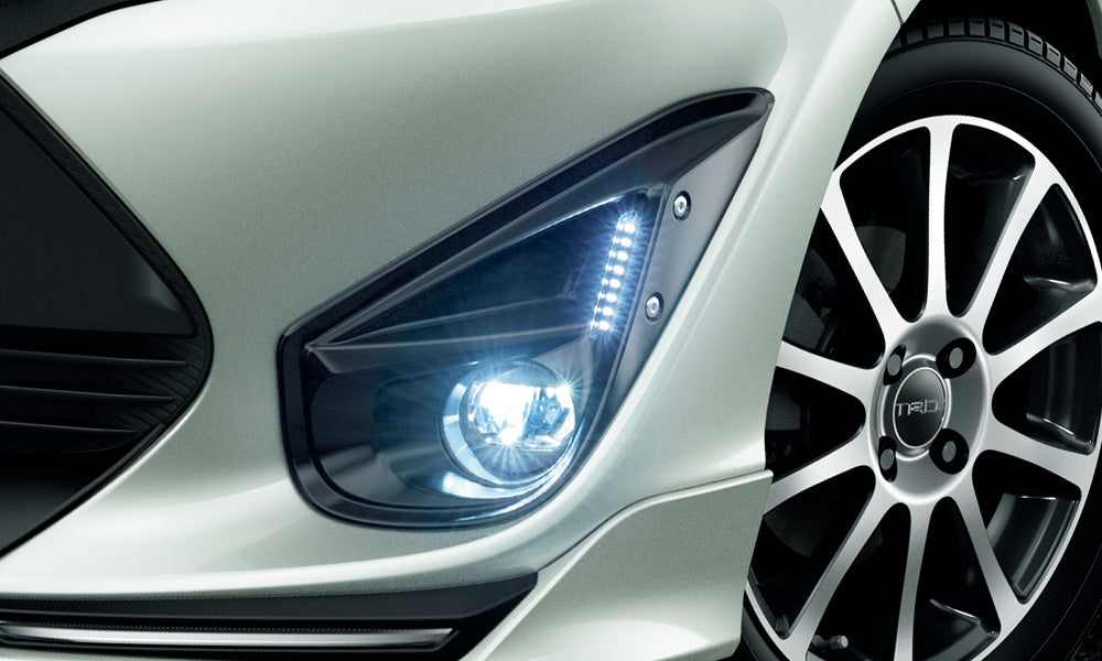 TRD FOG LAMP GARNISH (WITH LED) W/O FOG LIGHTS  For TOYOTA AQUA 1#  MS314-52002