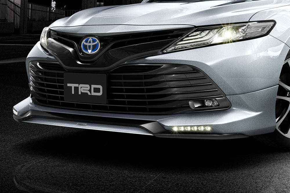 TRD Platinum white pearl 089 Front spoiler w. LED  For TOYOTA CAMRY 7# 7# MS341-33001-A1