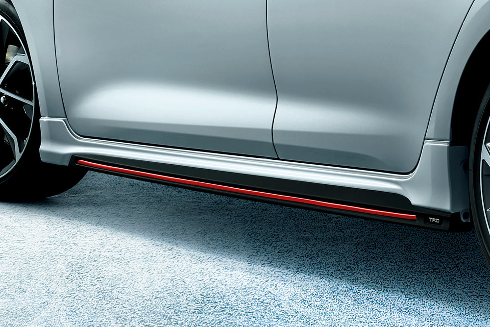 TRD SIDE SKIRTS WHITE PEARL (070)  For COROLLA SPORT 21#  MS344-12004-A1