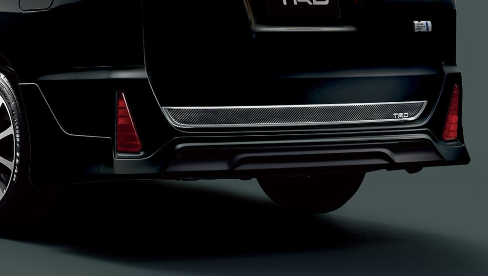 TRD REAR BUMPER SPOILER BLACK (202)  For VOXY 8# ZS ZS  MS313-28001-C0