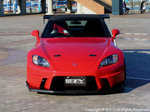 RACING FACTORY YAMAMOTO FRONT BUMPER SET UNDERBOARD PART MADE OF CARBON FOR HONDA S2000 AP1 AP2 RACING-FACTORY-YAMAMOTO-00177