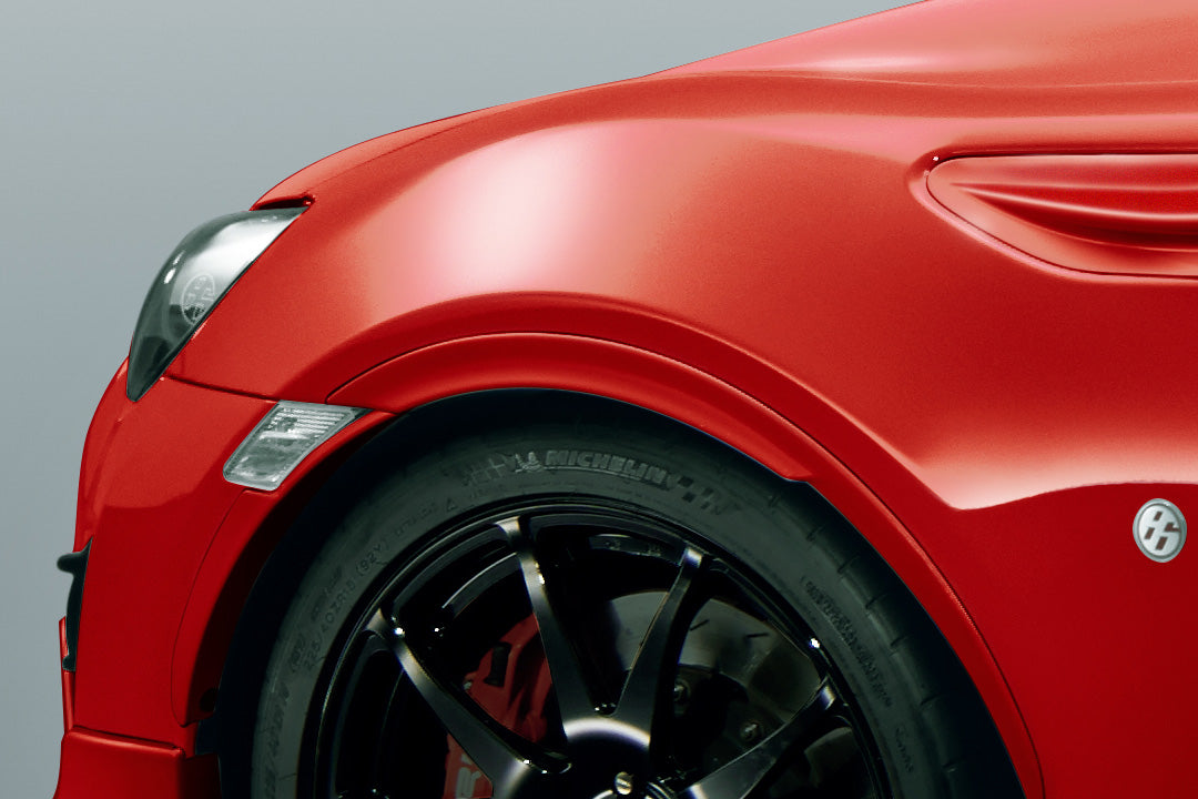 TRD FENDER EXTENSION RED M7Y FOR TOYOTA 86 ZN6 MS315-18006-D1