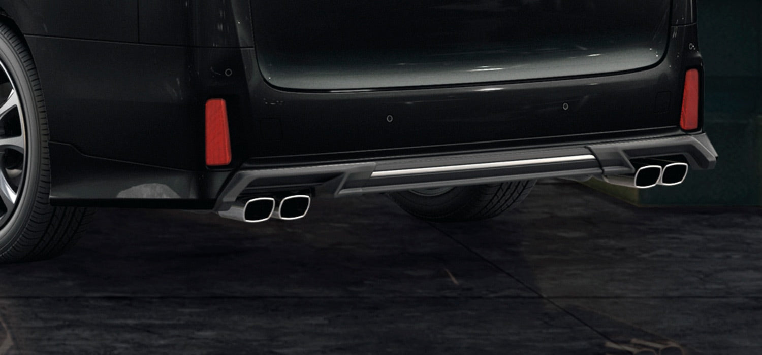 TRD REAR BUMPER SPOILER UNPAINTED  For Alphard 3# Aero  MS343-58002-NP