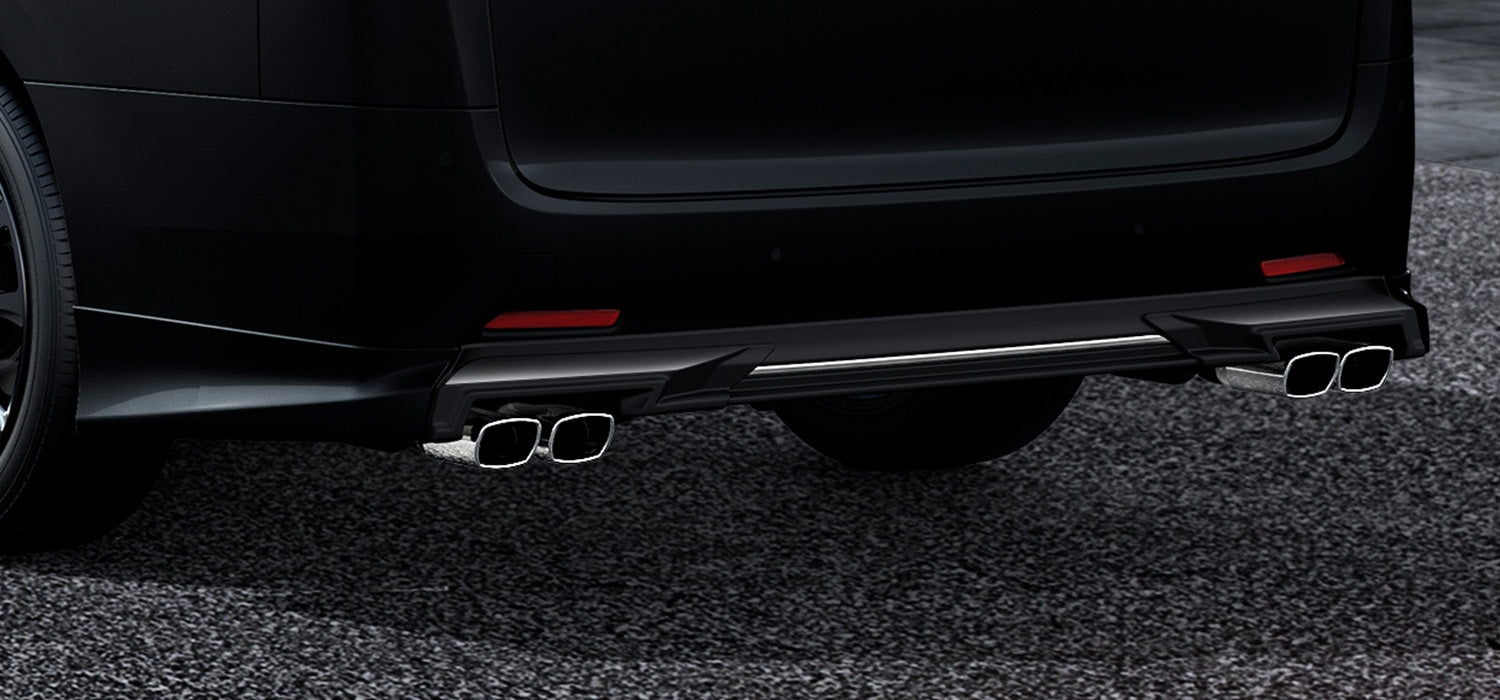 TRD REAR BUMPER SPOILER BLACK (202)  For VELLFIRE 3# STD  MS343-58005-C0