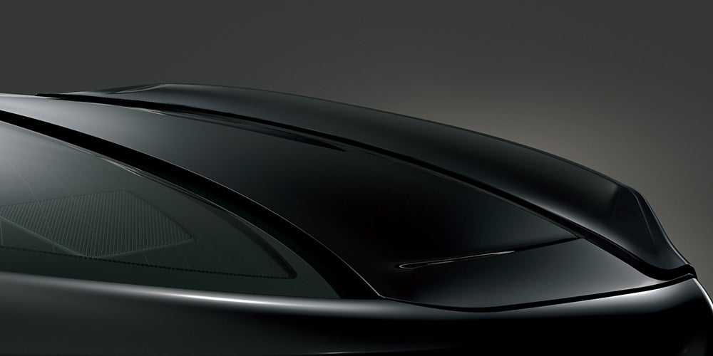 TRD REAR TRUNK SPOILER BLACK (202)  For CROWN 22# RS  MS342-30009-C0