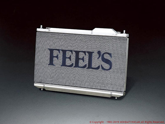 FEEL'S HONDA TWINCAM ALL-ALUMINUM 2-LAYER RADIATOR FOR HONDA CR-X EF9 Feels-00435