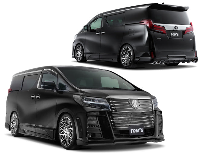 TOMS REAR UNDER SPOILER WHITE PATH - LE <070> FOR  ALPHARD AGH3#AYH30 GGH3#  52159-TGH30-W