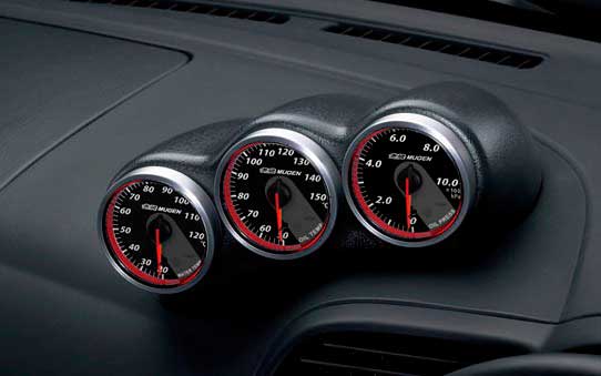 MUGEN ASSIST METERS For S2000 78200-XGS-K1S0 - Black Hawk Japan