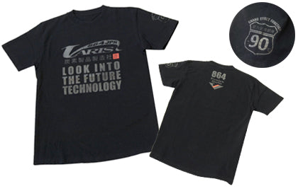 VARIS CHARCOAL T-SHIRT BLACK M FOR  VACC-017-M