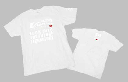 VARIS CHARCOAL T-SHIRT WHITE L FOR  VACC-017-L