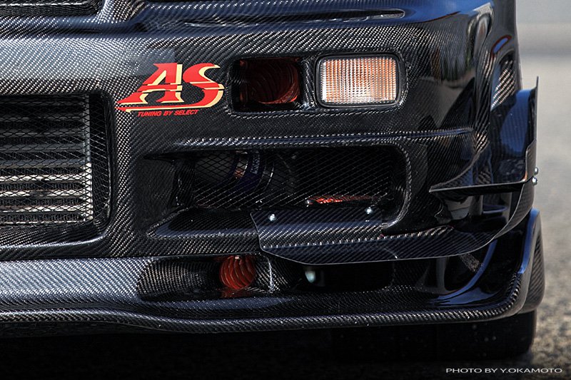R34 シングルカナード スカイラインGT-R カナード ハセミモータースポーツ R34 カーボン製