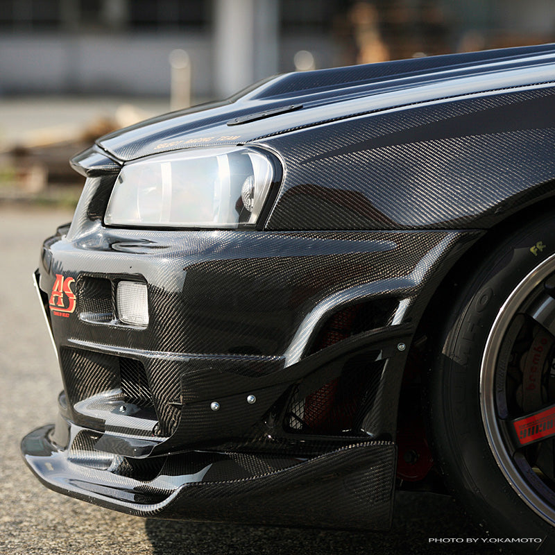 AUTO SELECT DEVIL SPOILER FRP FOR NISSAN SKYLINE GT-R BNR34 AS-CBN-DVS-R34-FRP