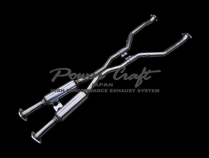 POWER CRAFT X TUBE MIDDLE EXHASUT PIPE WITH SUB-SILENCER FOR LEXUS LC500 P-TO080103