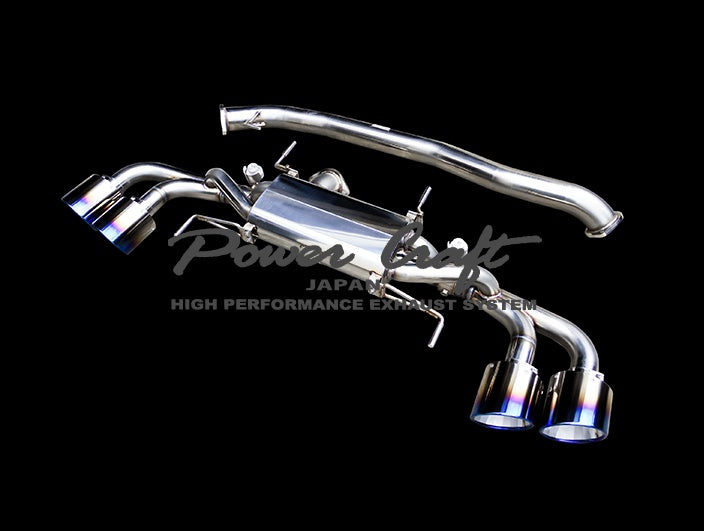 POWER CRAFT HYBRID EXHAUST MUFFLER SYSTEM FOR NISSAN GT-R R35 P-NI120101