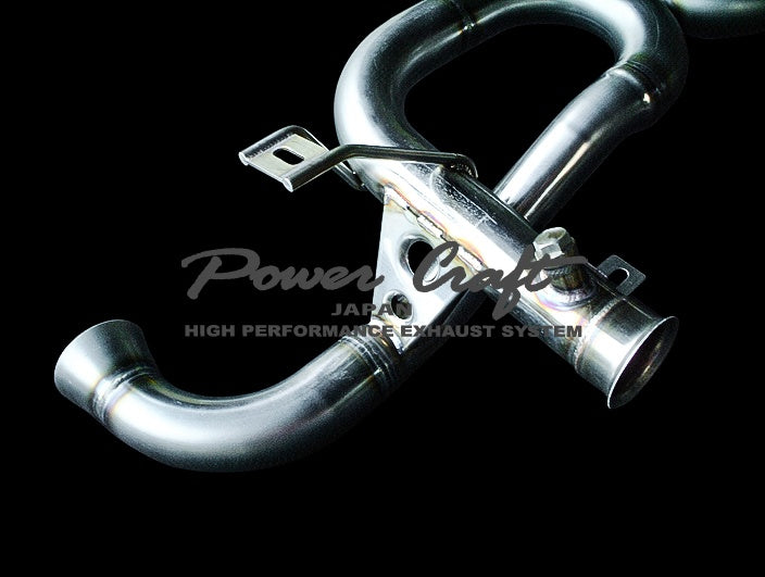 POWER CRAFT EXHAUST MUFFLER RACING SPEC BLACK TAIL FOR LAMBORGHINI GALLARDO P-LA320103-BKT