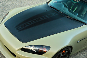 CSOHARA CFRP BONNET 3K CARBON PLAIN WEAVE FOR HONDA S2000 AP1 AP2 CSOHARA-00066