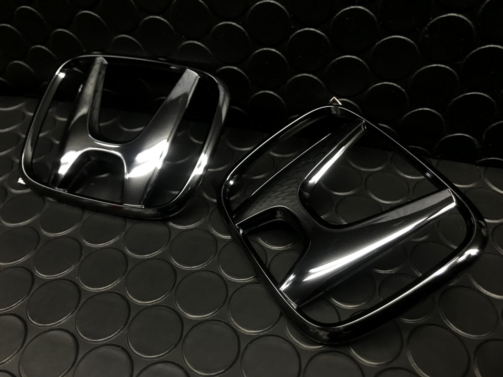 CSOHARA BLACK PLATED EMBLEM F/R SET FOR HONDA S2000 AP1 AP2 CSOHARA-00082