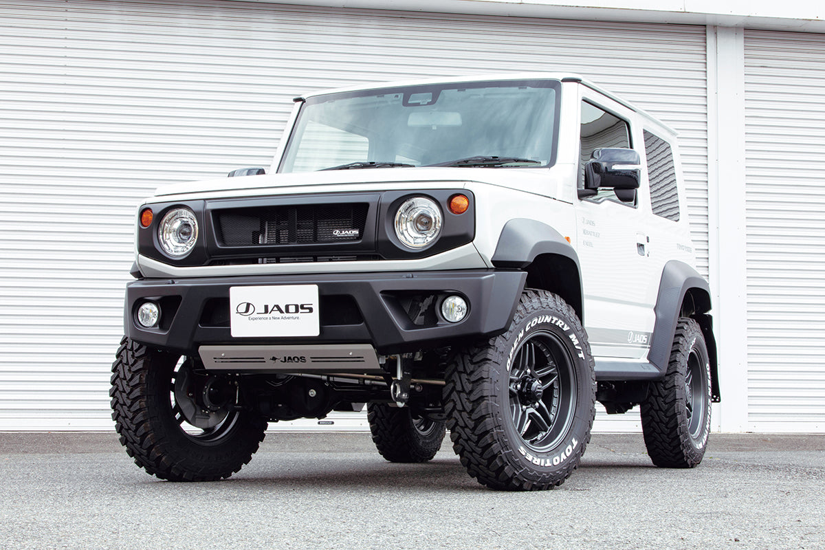 JAOS FRONT GRILLE PAINTED MATTE BLACK FOR SUZUKI JIMNY JB64