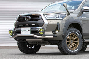 JAOS FRONT GRILLE GARNISH PAINTED MATTE BLACK FOR TOYOTA HILUX SURF 125 B062098MB