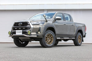 JAOS FRONT GRILLE GARNISH PAINTED MATTE BLACK FOR TOYOTA