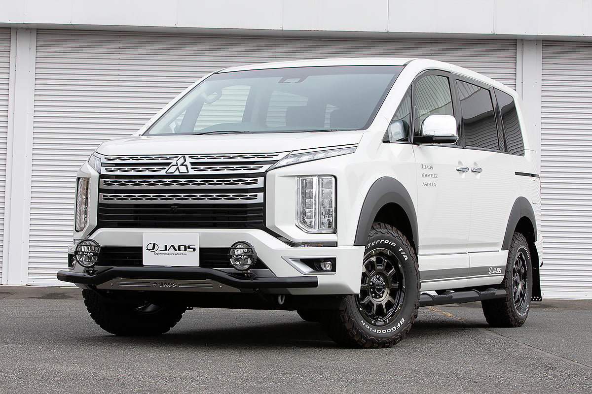 JAOS FENDER GARNISH TYPE-S PAINTED MATTE BLACK FOR MITSUBISHI DELICA D:5 2019- DIESEL B131306MB