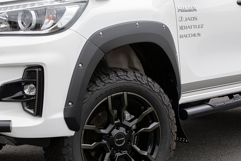 JAOS FOR FENDER GARNISH TYPE-X BLACK RALLY EDITION FOR TOYOTA HILUX SURF 125 B134097