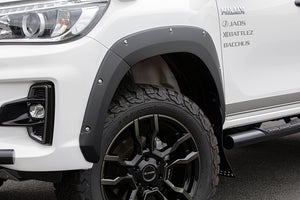 JAOS FOR FENDER GARNISH TYPE-X BLACK RALLY EDITION FOR TOYOTA HILUX SURF 125 B134097