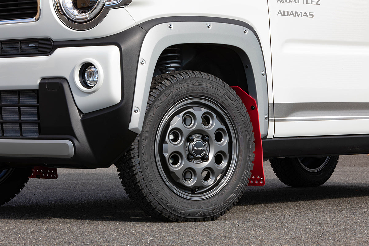 JAOS ADAMASMIL-8 14X4.5J 45 4H100.0 MATT GUN METALLIC WHEEL FOR SUZUKI HUSTLER MR52S 92S B904445MGM