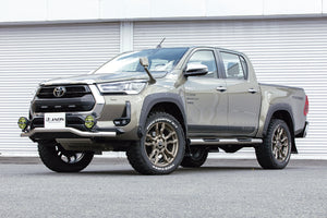 JAOS FENDER GARNISH TYPE-X PAINTED MATTE BLACK FOR TOYOTA HILUX SURF 125 B135098MB