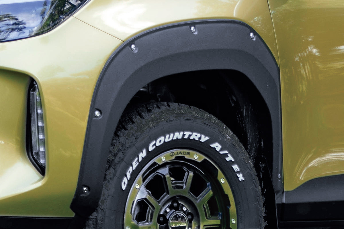 JAOS FENDER GARNISH TYPE-X PAINTED MATTE BLACK FOR TOYOTA YARIS CROSS B135180MB