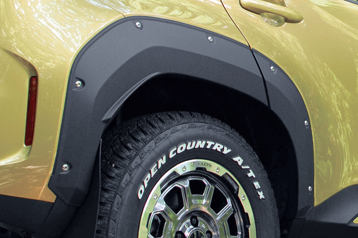 JAOS FENDER GARNISH TYPE-X PAINTED MATTE BLACK FOR TOYOTA YARIS CROSS B135180MB