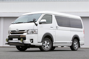 JAOS FENDER GARNISH TYPE-X PAINTED MATTE BLACK FOR TOYOTA HIACE 200 B135201MB