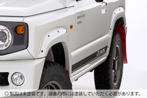 JAOS FENDER GARNISH TYPE-X UNPAINTED PRODUCT FOR SUZUKI JIMNY JB64 B135513NP