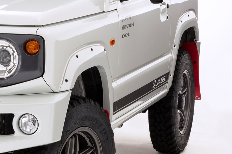 JAOS FENDER GARNISH TYPE-X UNPAINTED PRODUCT FOR SUZUKI JIMNY JB64 B135513NP