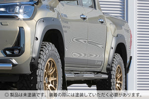 JAOS OVER FENDER TYPE-X UNPAINTED PRODUCT FOR TOYOTA HILUX SURF 125 B137098NP