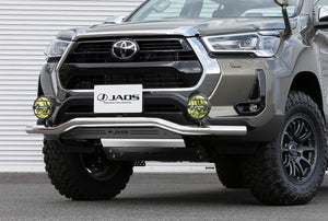 JAOS FRONT SKID BAR POLISH BLACK FOR TOYOTA HILUX SURF 125 B150098B