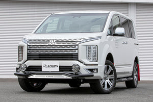 JAOS FRONT SKID BAR BLACK BLAST FOR MITSUBISHI DELICA D:5 2019- DIESEL B150306C