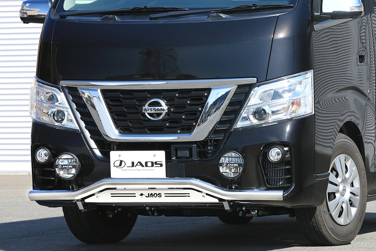 JAOS FRONT SKID BAR STANDARD POLISH BLAST FOR NISSAN NV350 CARAVAN B150484A